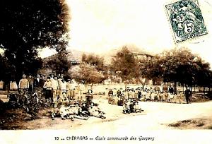 CHERAGAS - ECOLE COMMUNALE DES GARCONS - 1942